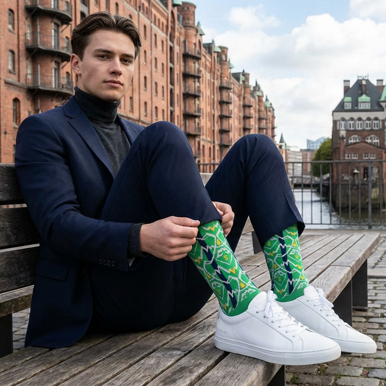 Caravan Noir Sock - PS531