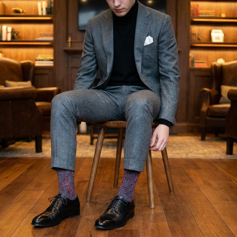 Golestan Noir Sock - PS533