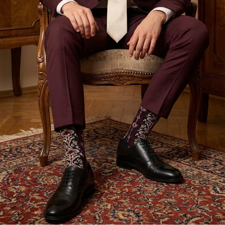 Golestan Velvet Sock - PS535