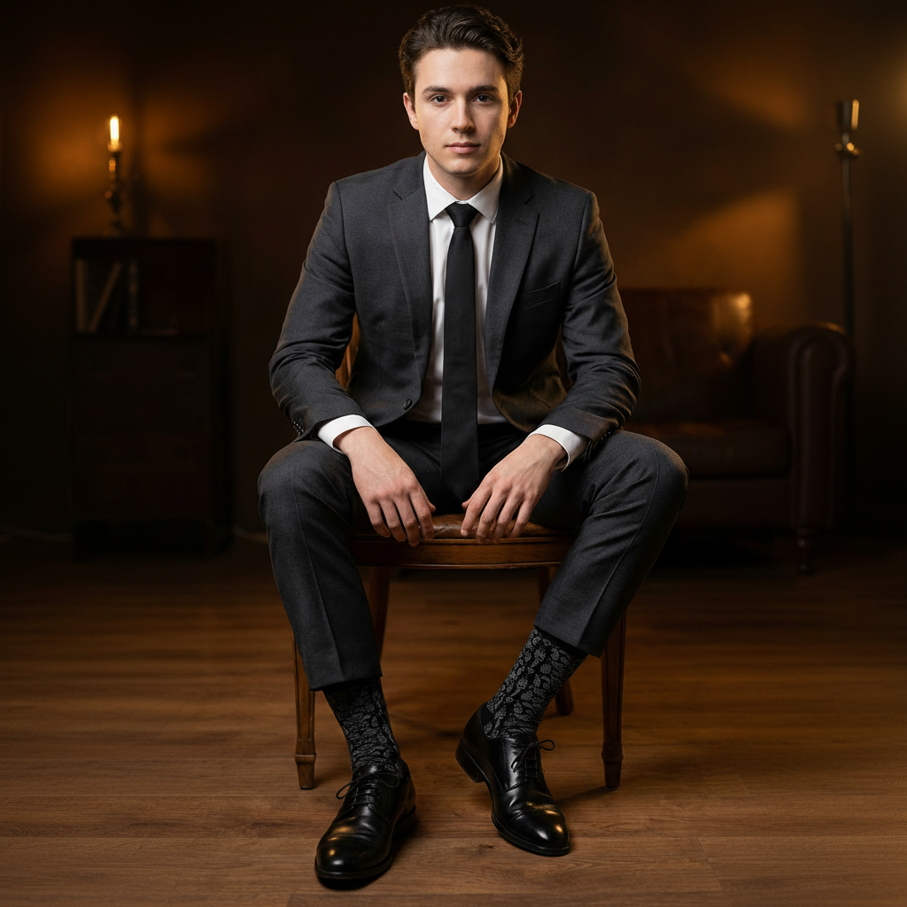 Siah Gol Sock - PS536