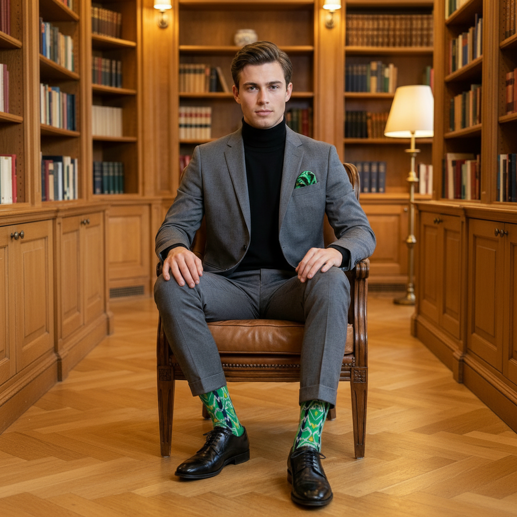 Caravan Noir Sock - PS531