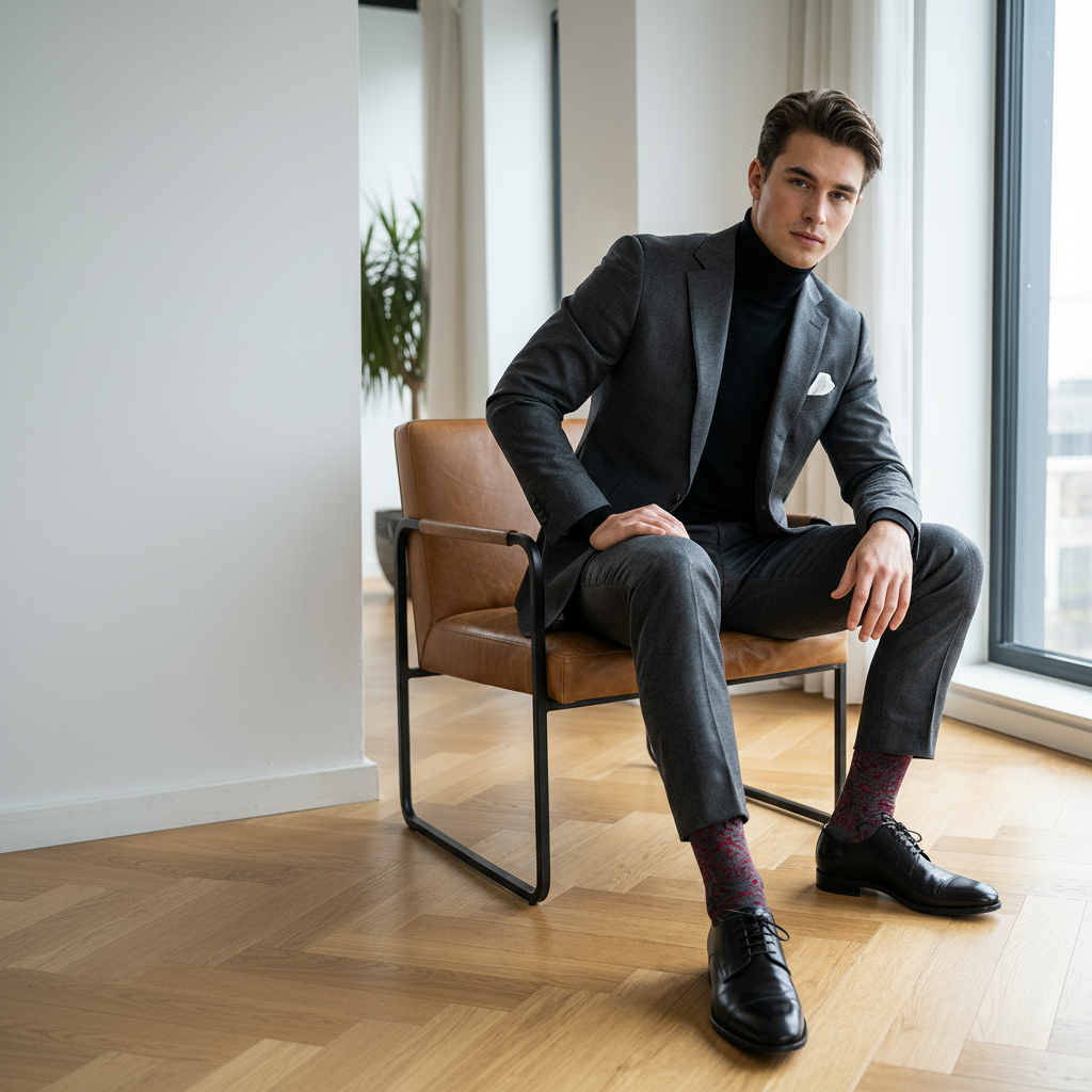 Golestan Noir Sock - PS533