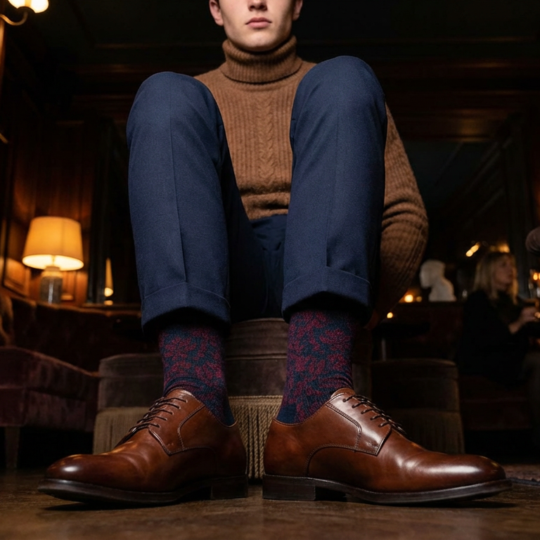 Makhmal Noir Sock - PS530