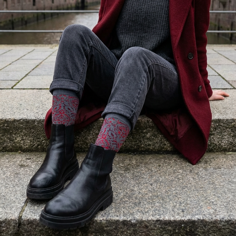 Golestan Noir Sock - PS533