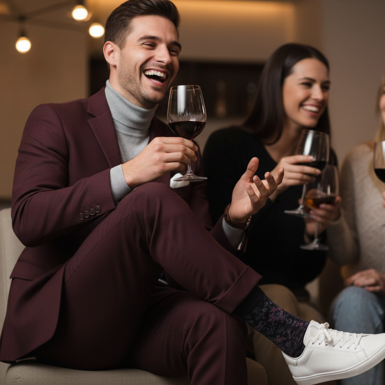 Shiraz Noir Sock - PS528