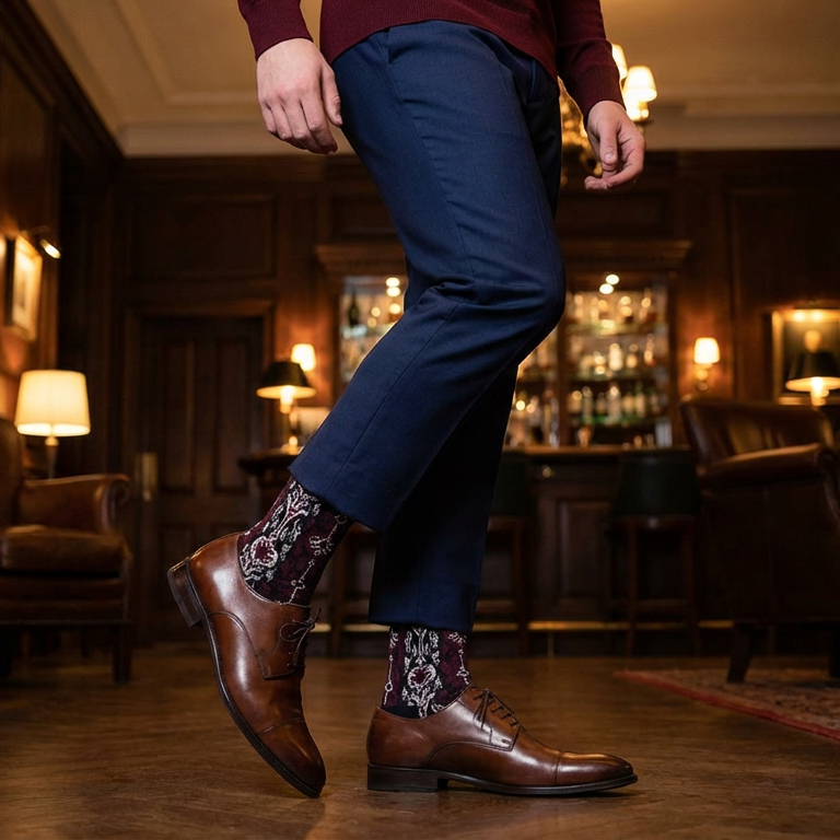 Golestan Velvet Sock - PS535