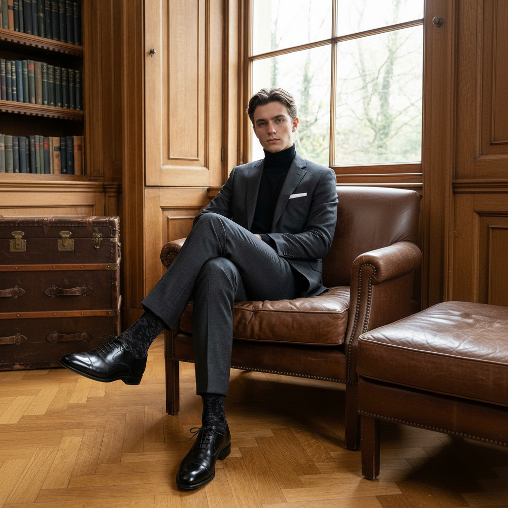 Shiraz Noir Sock - PS528