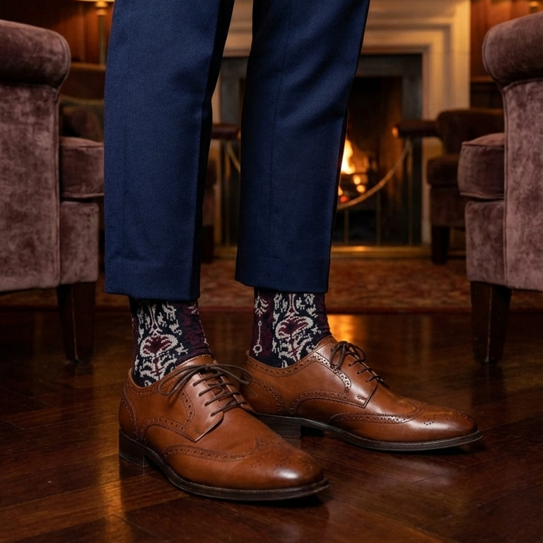 Golestan Velvet Sock - PS535