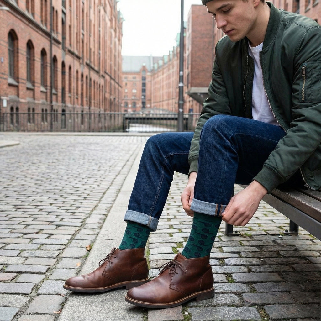 Qalamkar Pixel Sock - PS548