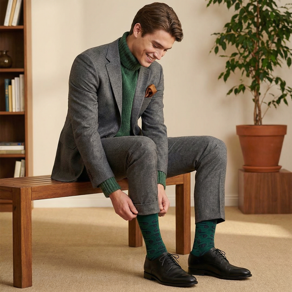 Qalamkar Pixel Sock - PS548